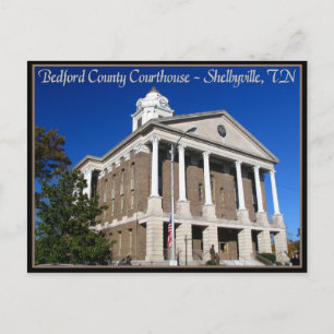 Bedford County Courthouse - Shelbyville, TN Postcard