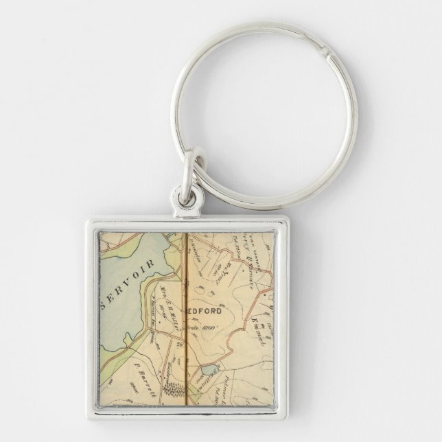 Bedford, New York 2 Key Ring (Front)