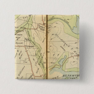 Bedford, New York 3 15 Cm Square Badge