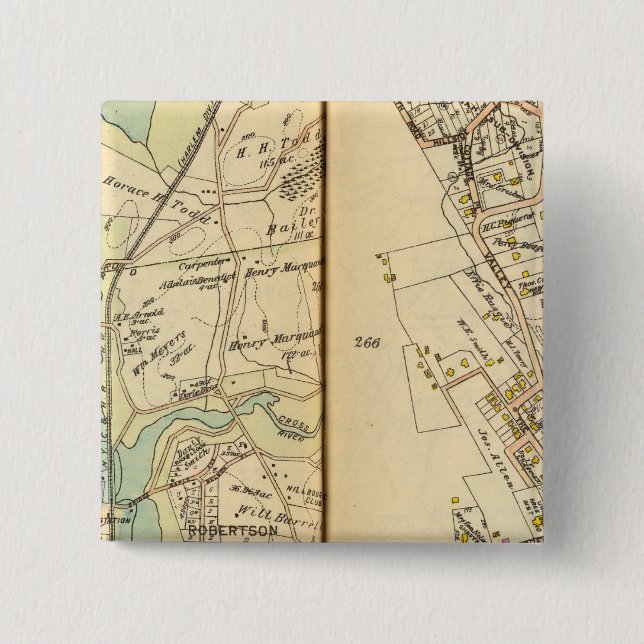 Bedford, New York 6 15 Cm Square Badge (Front)