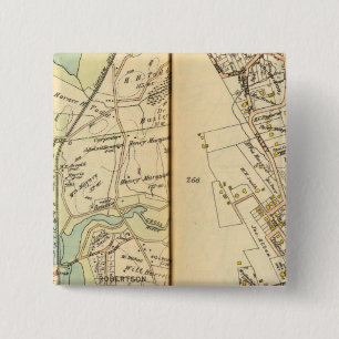 Bedford, New York 6 15 Cm Square Badge