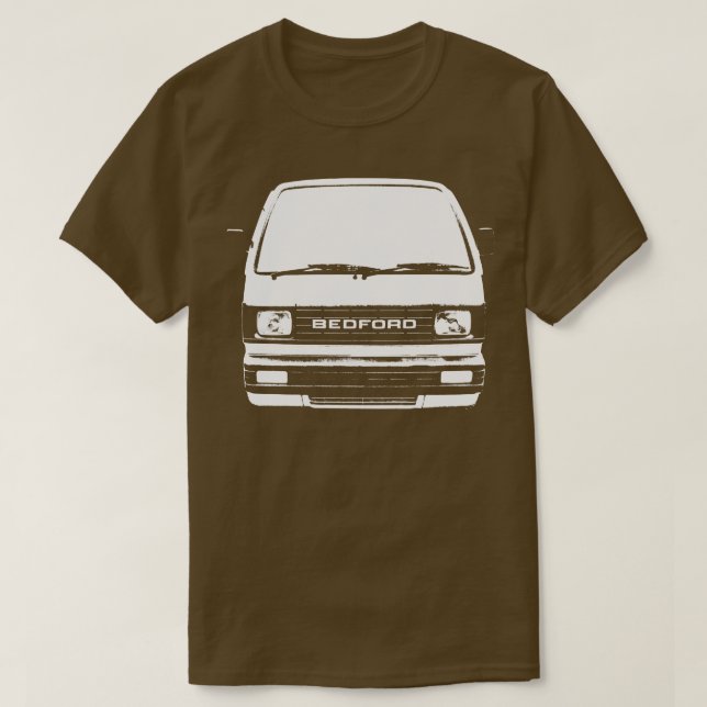 Bedford Rascal 1980s classic microvan monoblock wh T-Shirt (Design Front)