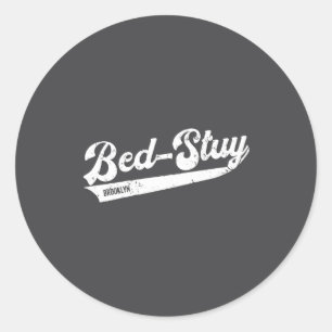 Bedford Stuyvesant Bed Stuy Brooklyn New York City Classic Round Sticker