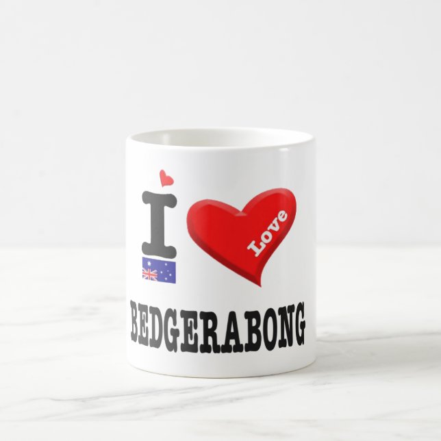 BEDGERABONG - I Love Coffee Mug (Center)