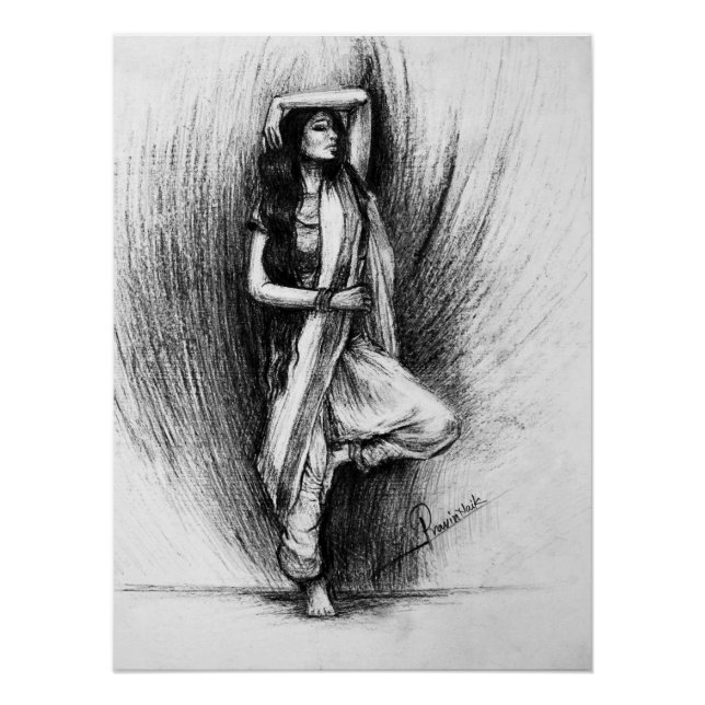 Bedhunda -figurative painting  poster (Front)