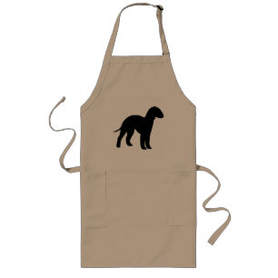 Bedlington Terrier (black) Long Apron