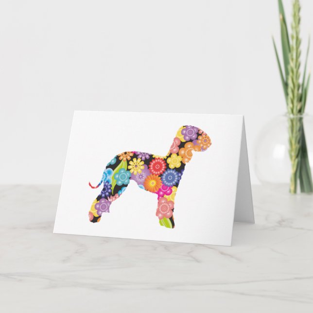 Bedlington Terrier Card (Front)