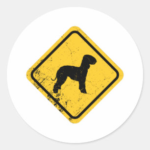 Bedlington Terrier Classic Round Sticker