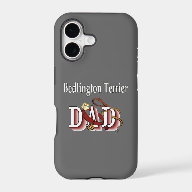 Bedlington Terrier Dad (Back)