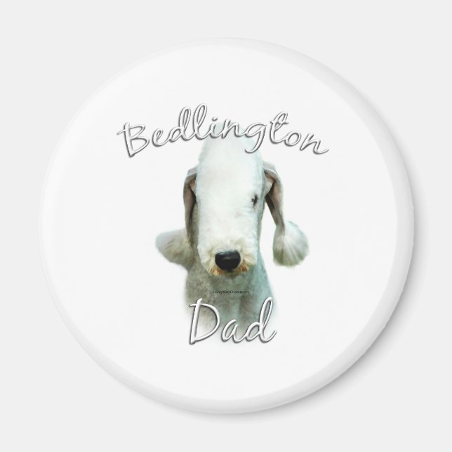 Bedlington Terrier Dad 2 Magnet (Front)