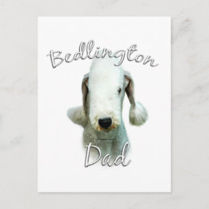 Bedlington Terrier Dad 2 Postcard