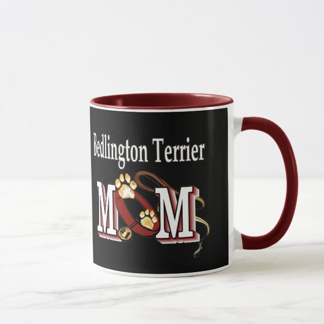 Bedlington Terrier Dog MOM Mug (Right)