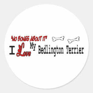 Bedlington Terrier (I Love) Sticker