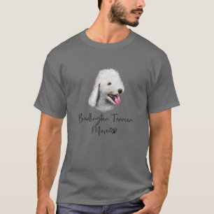 Bedlington Terrier Mum Cute Puppy Dog Owner T-Shirt