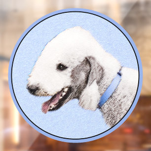 Bedlington Terrier Painting - Original Dog Art