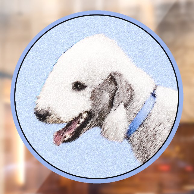 Bedlington Terrier Painting - Original Dog Art (Sheet 2)
