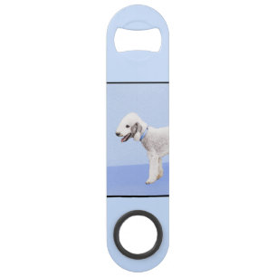Bedlington Terrier Painting - Original Dog Art