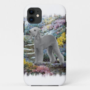 Bedlington Terrier Summer Garden Art Case-Mate iPhone Case