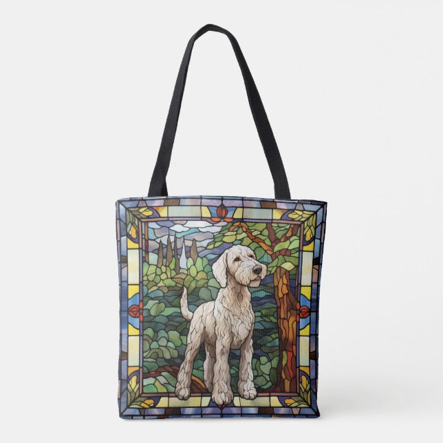 Bedlington Terrier Tote Bag (Back)