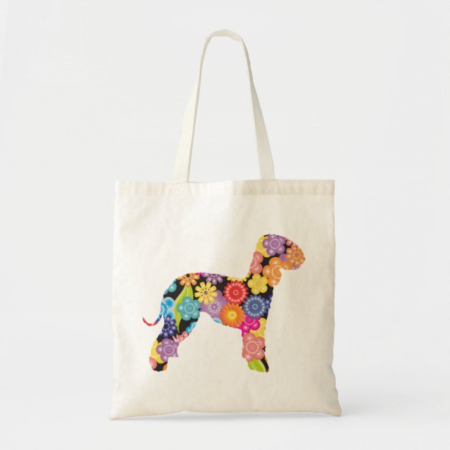 Bedlington Terrier Tote Bag (Front)