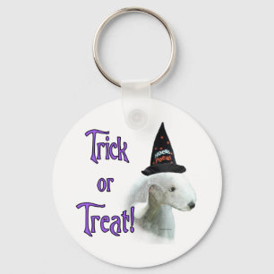 Bedlington Terrier Trick Key Ring