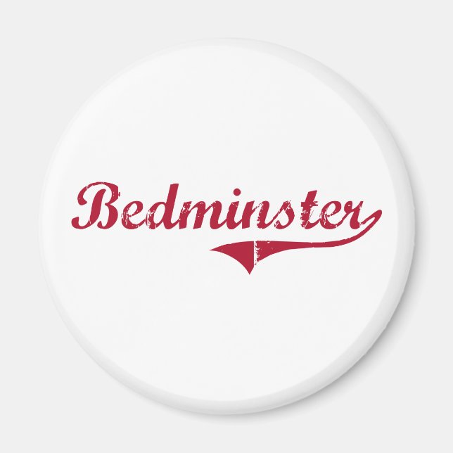 Bedminster New Jersey Classic Design Magnet (Front)