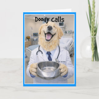 Bedpan 1 Get Well Card  BPB-1