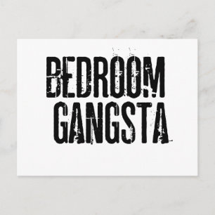 Bedroom Gangsta Postcard