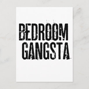 Bedroom Gangsta Postcard