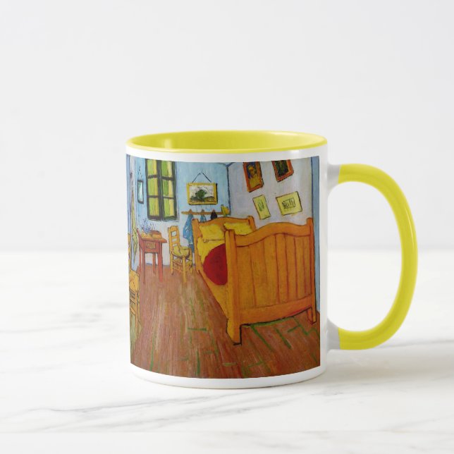 Bedroom in Arles (F482) Van Gogh Fine Art Mug (Right)