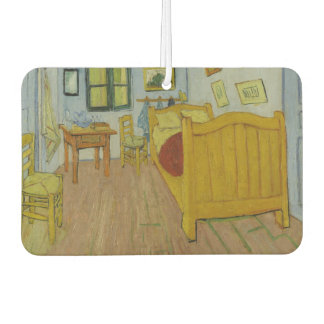  Bedroom in Arles, Oil Painting, Vincent Van Gogh Car Air Freshener