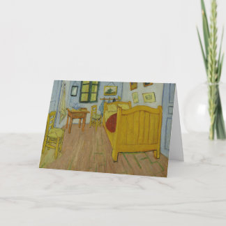  Bedroom in Arles, Oil Painting, Vincent Van Gogh Card