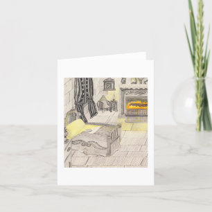 Bedroom With Rats 🐀  Thank You Card