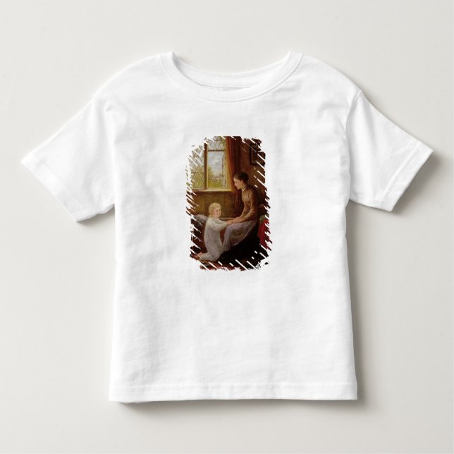 Bedtime, 1890 (oil on panel) toddler T-Shirt (Front)