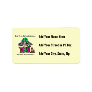 Bedtime Humour Label