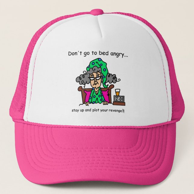 Bedtime Humour Trucker Hat (Front)