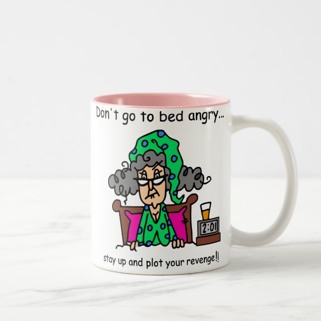 Bedtime Humour Two-Tone Coffee Mug (Right)