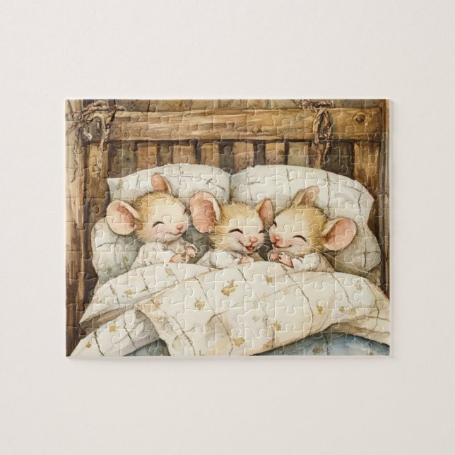 Bedtime Mice Puzzle (Horizontal)