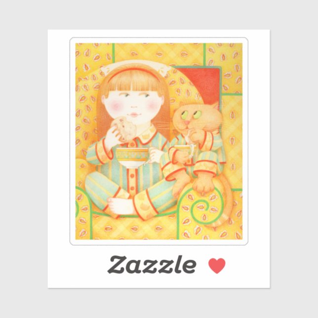 BEDTIME SNACK 3" Vinyl Sticker (Sheet)