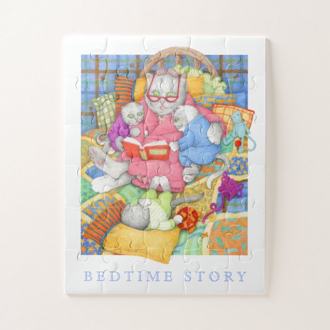 BEDTIME STORY 11x14 Big Pieces Puzzle (Vertical)