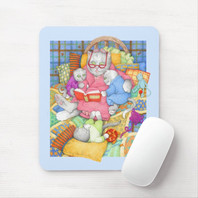 BEDTIME STORY Mousepad - Blue (With Mouse)