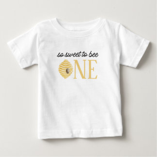 Bee 1st Birthday Sweet to Bee One Baby T-Shirt