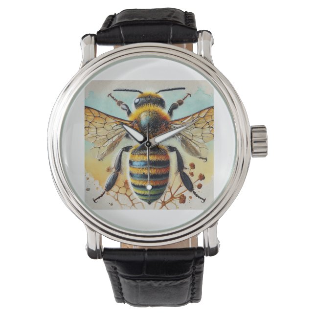 Bee 280924IREF212 - Watercolor Watch (Front)