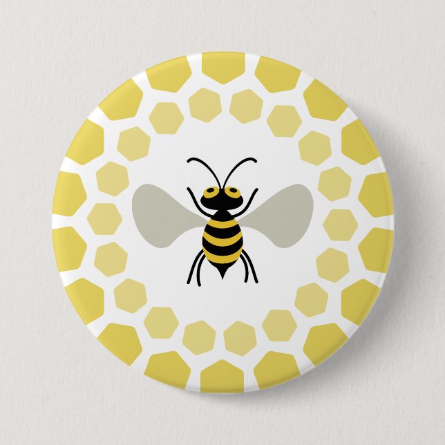 Bee 7.5 Cm Round Badge (Front)