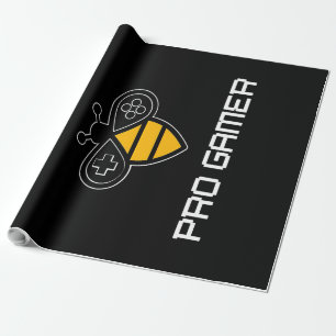 Bee A Pro Gamer, Bee Gifts ,I Love Bee, Beekeeping Wrapping Paper
