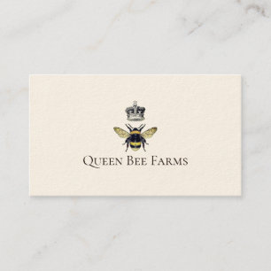 Bee And Crown Farm Apiary Bee Products Business Card