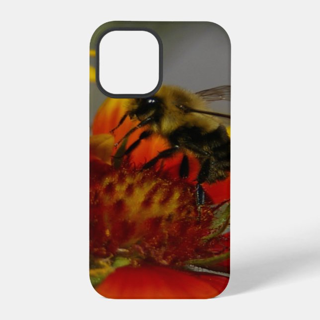 Bee and Flower iPhone Case (Back)