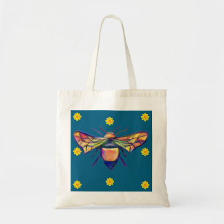 Bee and Flower Tote Bag