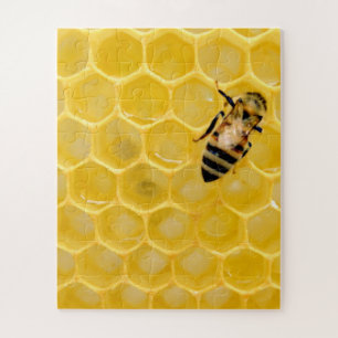 bee and honeycomb jigsaw puzzle