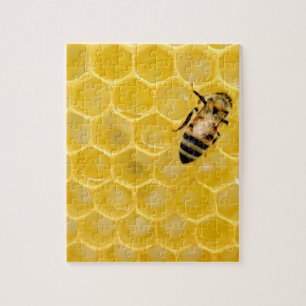 bee and honeycomb jigsaw puzzle